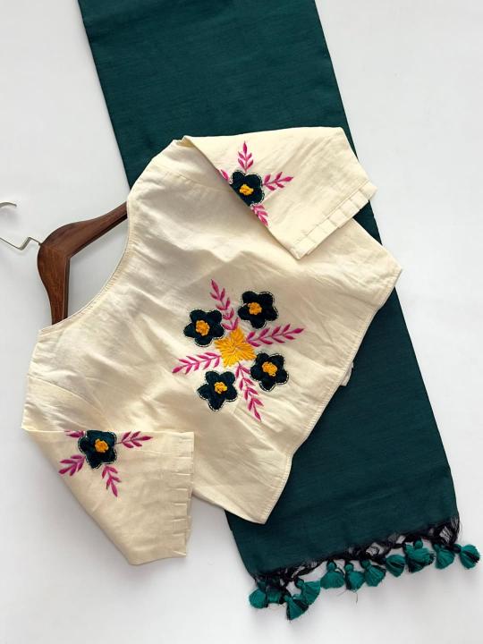 Blousewala Hk6 Khadi cotton Vol 6 catalog designer sarees in surat