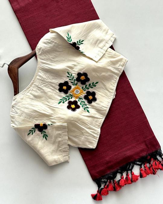 Blousewala Hk6 Khadi cotton Vol 6 catalog designer sarees in surat