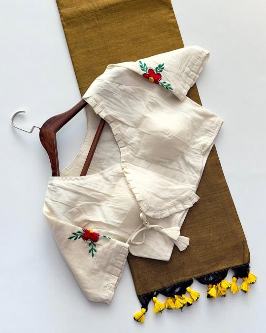 Blousewala Hk6 Khadi cotton Vol 6 catalog designer sarees in surat