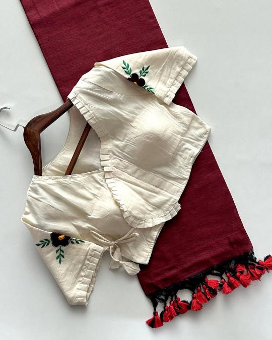 Blousewala Hk6 Khadi cotton Vol 6 catalog designer sarees in surat