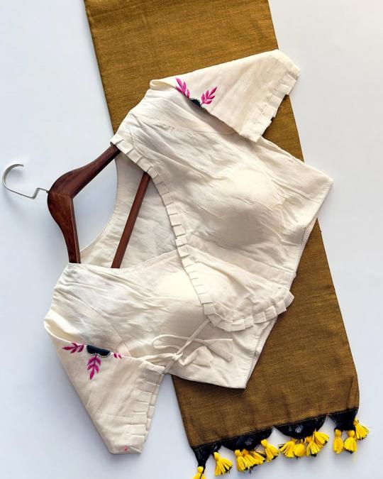 Blousewala Hk6 Khadi cotton Vol 6 catalog designer sarees in surat