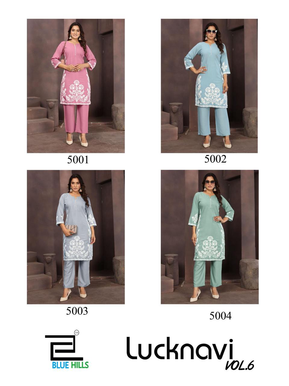 Blue Hills Lucknavi vol 6 catalog buy kurtis at wholesale price