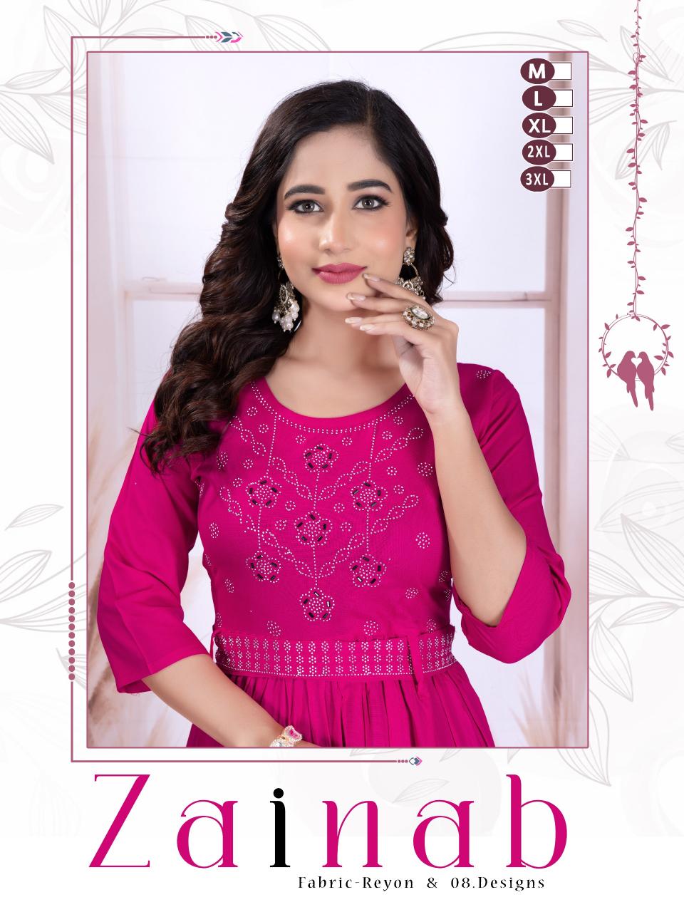 Brauty Zainab catalog wholesale kurtis in mangaldas market