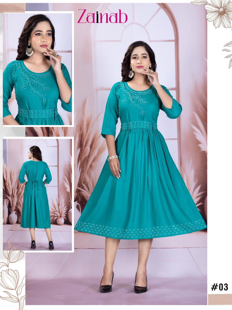 Brauty Zainab catalog wholesale kurtis in mangaldas market