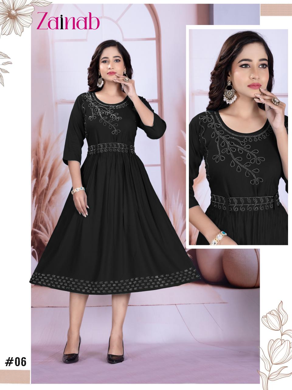 Brauty Zainab catalog wholesale kurtis in mangaldas market