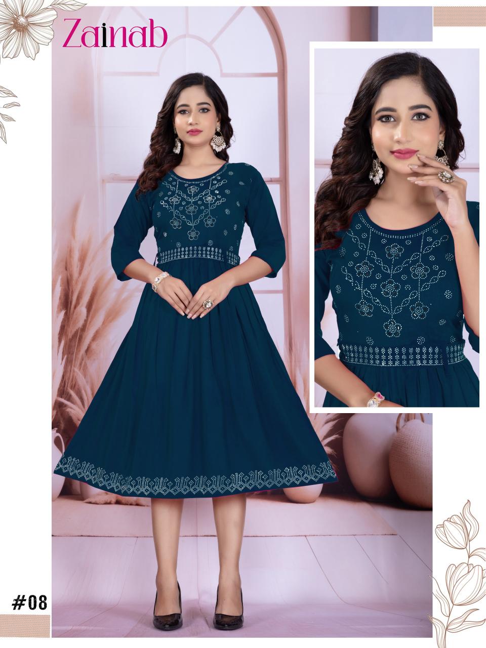 Brauty Zainab catalog wholesale kurtis in mangaldas market