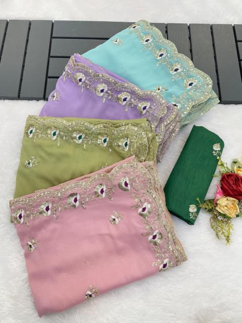 Dazira Georgette silk vol 2 catalog surat wholesale saree market