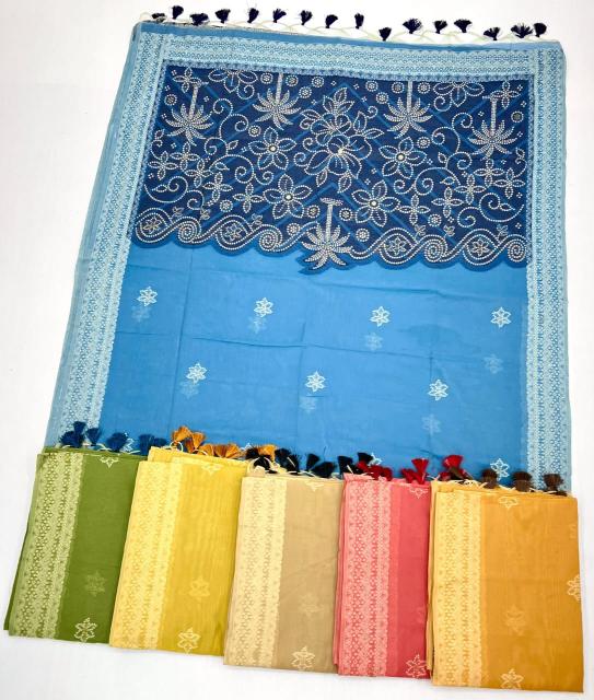 Dazira Pure Munga Cotton catalog saree wholesale market in surat
