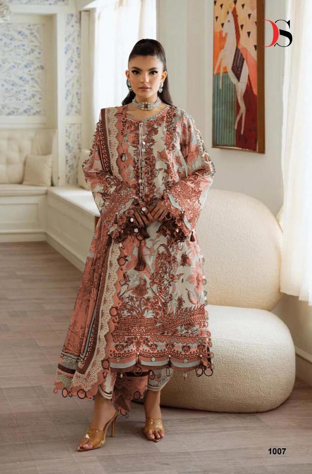 Deepsy Jade Premium catalog Cotton Duppatta pakistani suits at wholesale price in delhi 