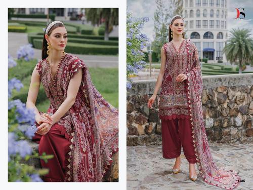 Deepsy Jade Urban 25 Vol 5 catalog Cotton Dupatta pakistani original suits wholesale