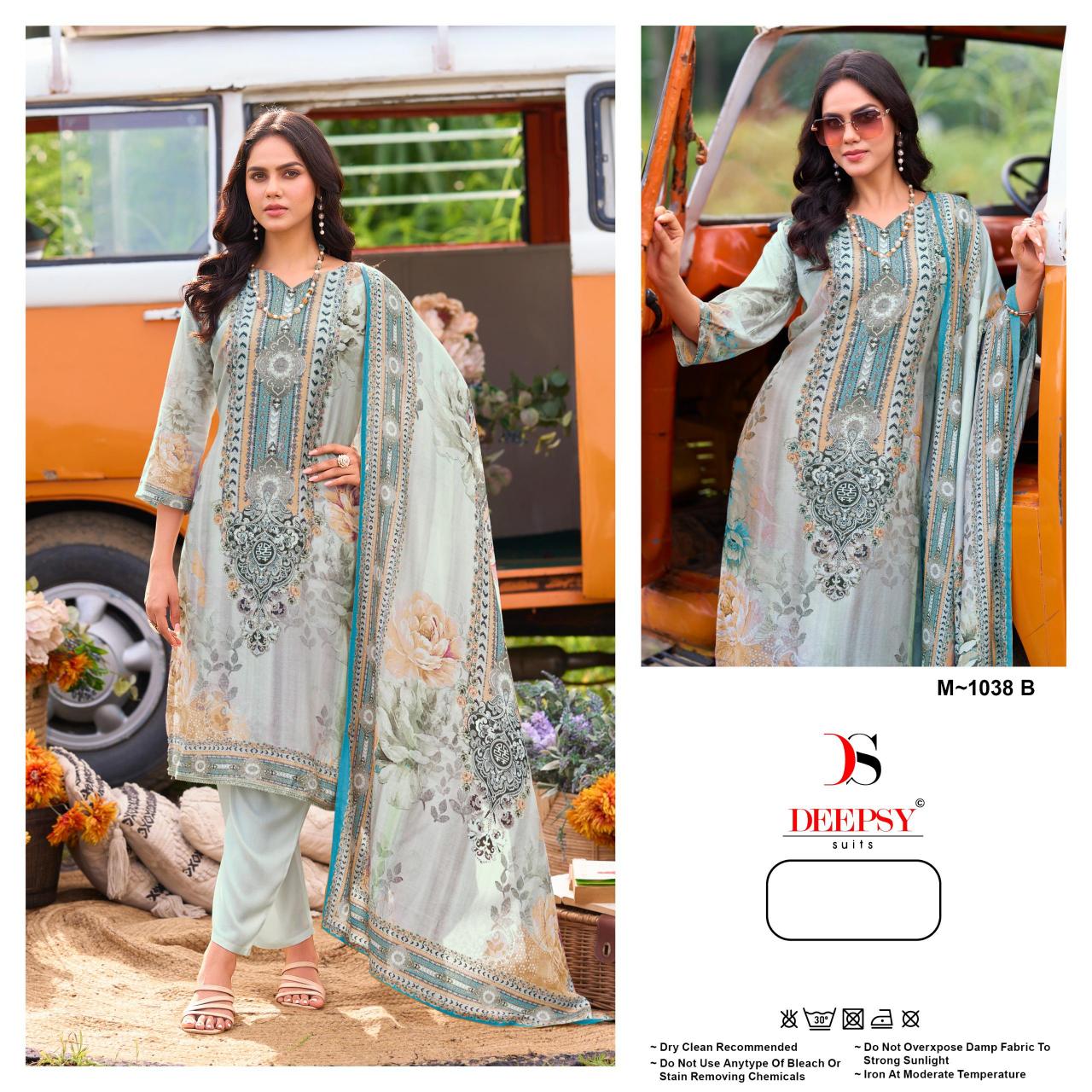 Deepsy M 1038 catalog pakistani suits wholesalers in pakistan