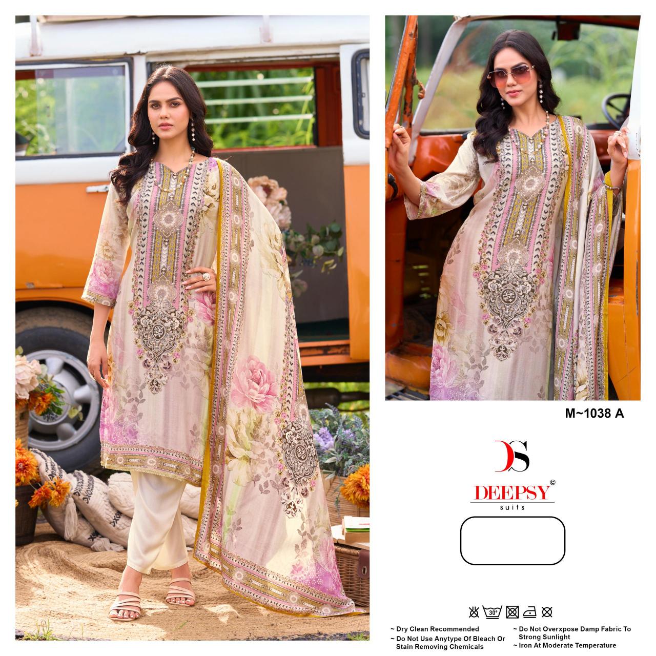 Deepsy M 1038 catalog pakistani suits wholesalers in pakistan