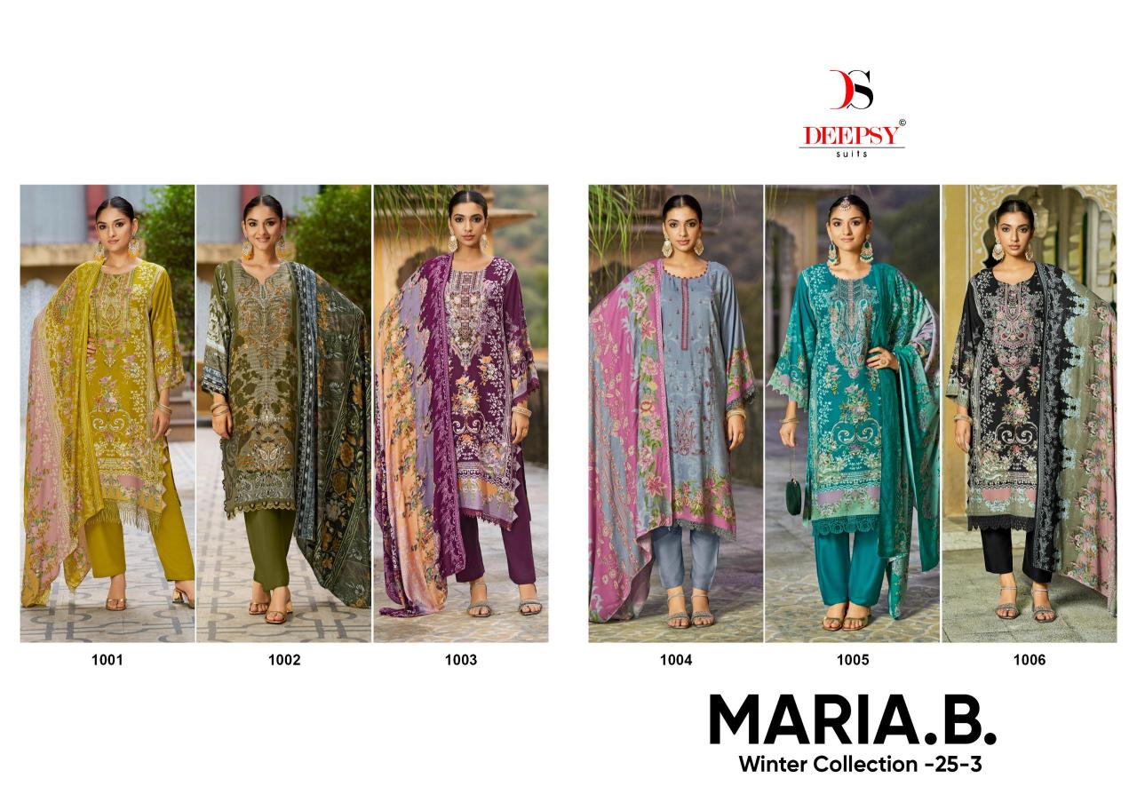 Deepsy Maria B winter collection 25 Vol 3 catalog pakistani suits wholesalers in amritsar