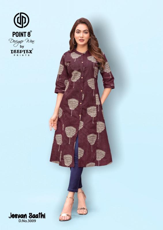 Deeptex Jeevan Sathi Vol-3 – A-Line Kurtis - Wholesale Catalog