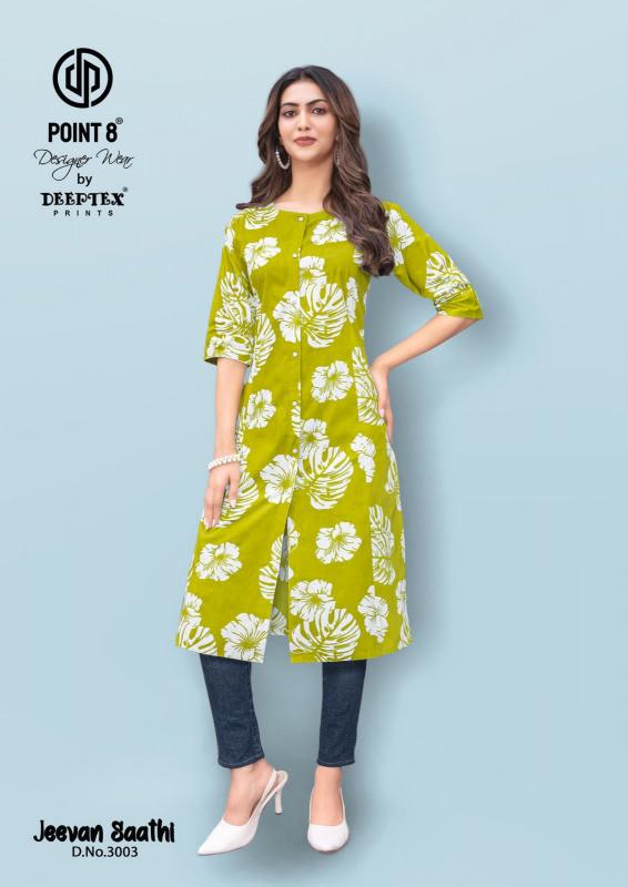 Deeptex Jeevan Sathi Vol-3 – A-Line Kurtis - Wholesale Catalog