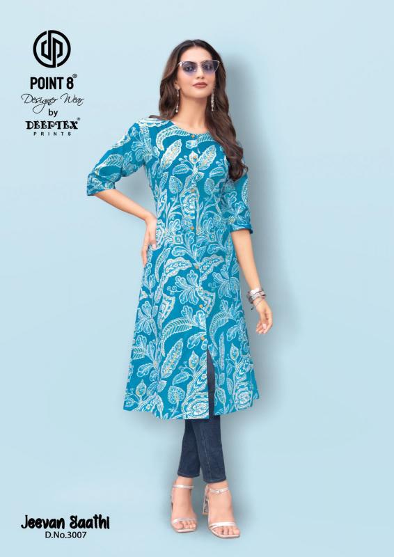 Deeptex Jeevan Sathi Vol-3 – A-Line Kurtis - Wholesale Catalog