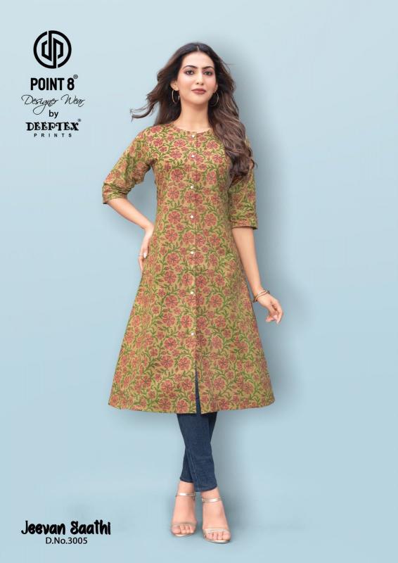Deeptex Jeevan Sathi Vol-3 – A-Line Kurtis - Wholesale Catalog