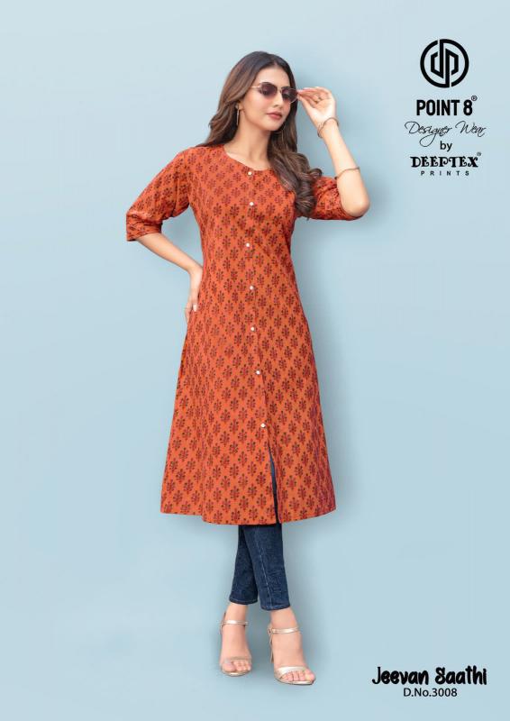 Deeptex Jeevan Sathi Vol-3 – A-Line Kurtis - Wholesale Catalog