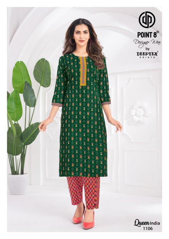 Deeptex Queen India Vol-11 – Kurti With Pant - Wholesale Catalog