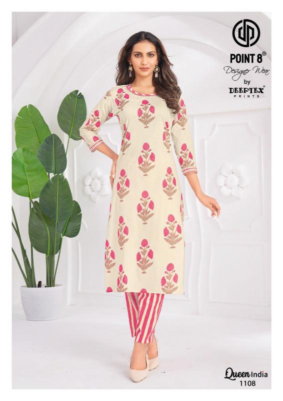 Deeptex Queen India Vol-11 – Kurti With Pant - Wholesale Catalog