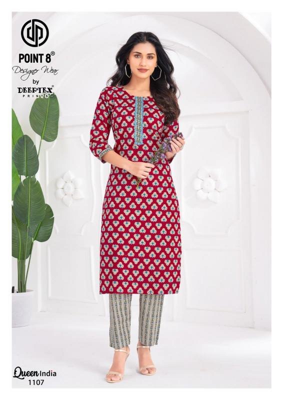 Deeptex Queen India Vol-11 – Kurti With Pant - Wholesale Catalog