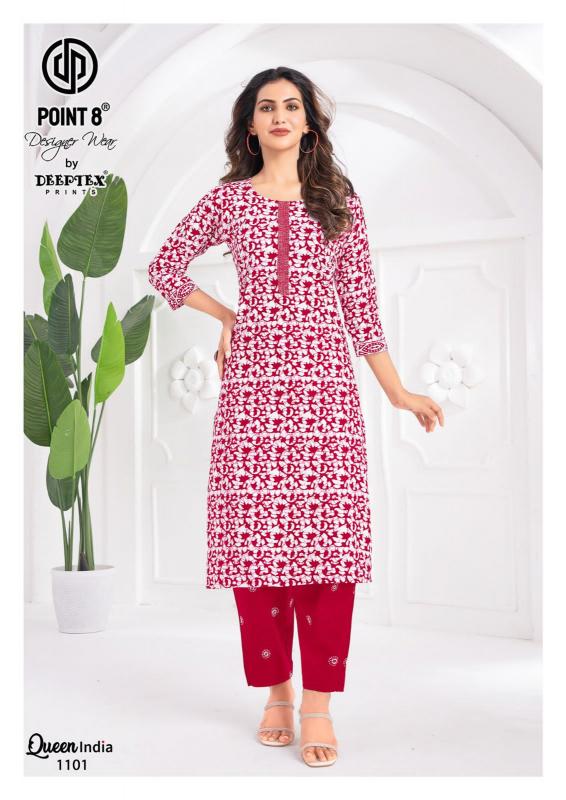 Deeptex Queen India Vol-11 – Kurti With Pant - Wholesale Catalog
