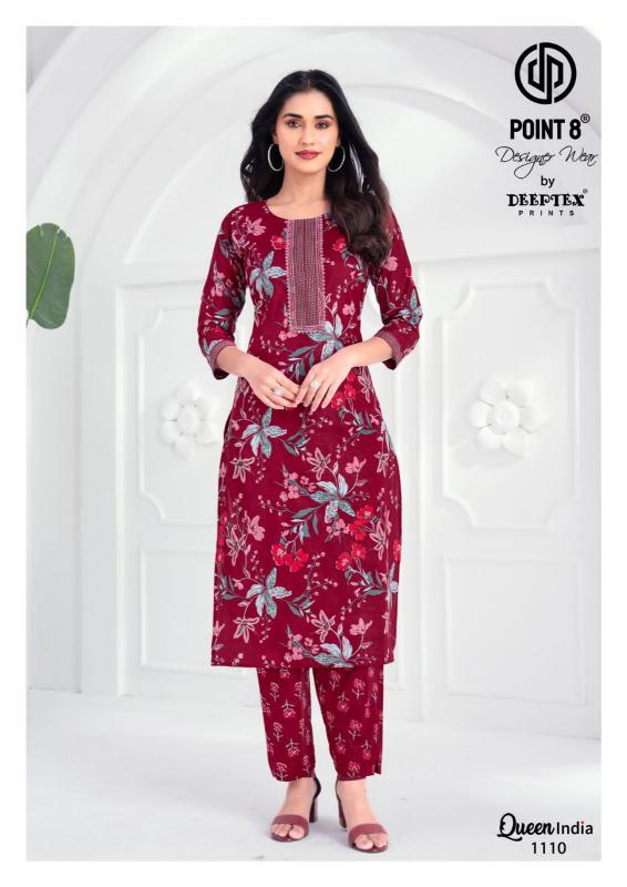 Deeptex Queen India Vol-11 – Kurti With Pant - Wholesale Catalog