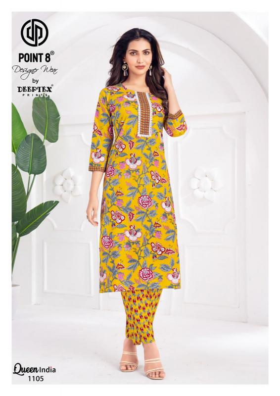 Deeptex Queen India Vol-11 – Kurti With Pant - Wholesale Catalog