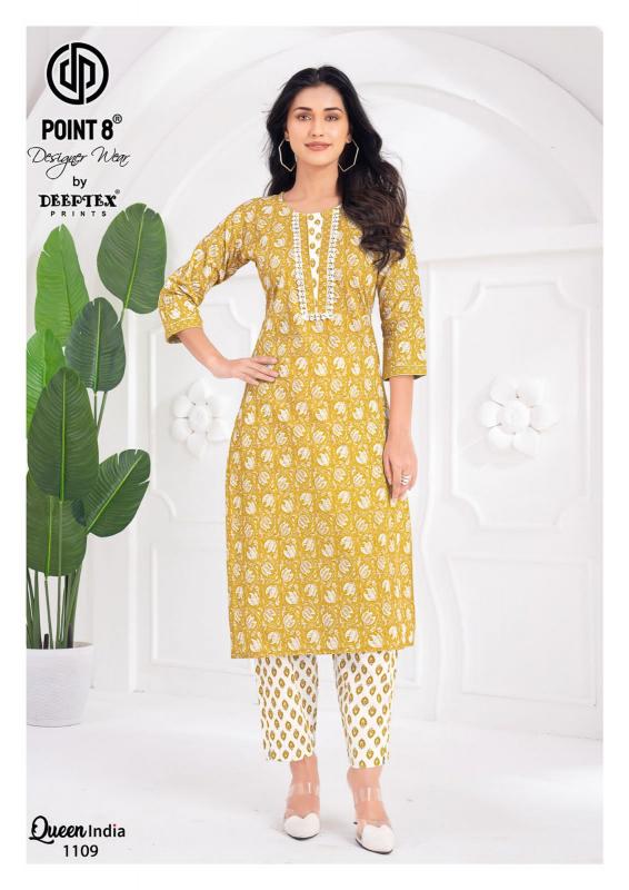 Deeptex Queen India Vol-11 – Kurti With Pant - Wholesale Catalog