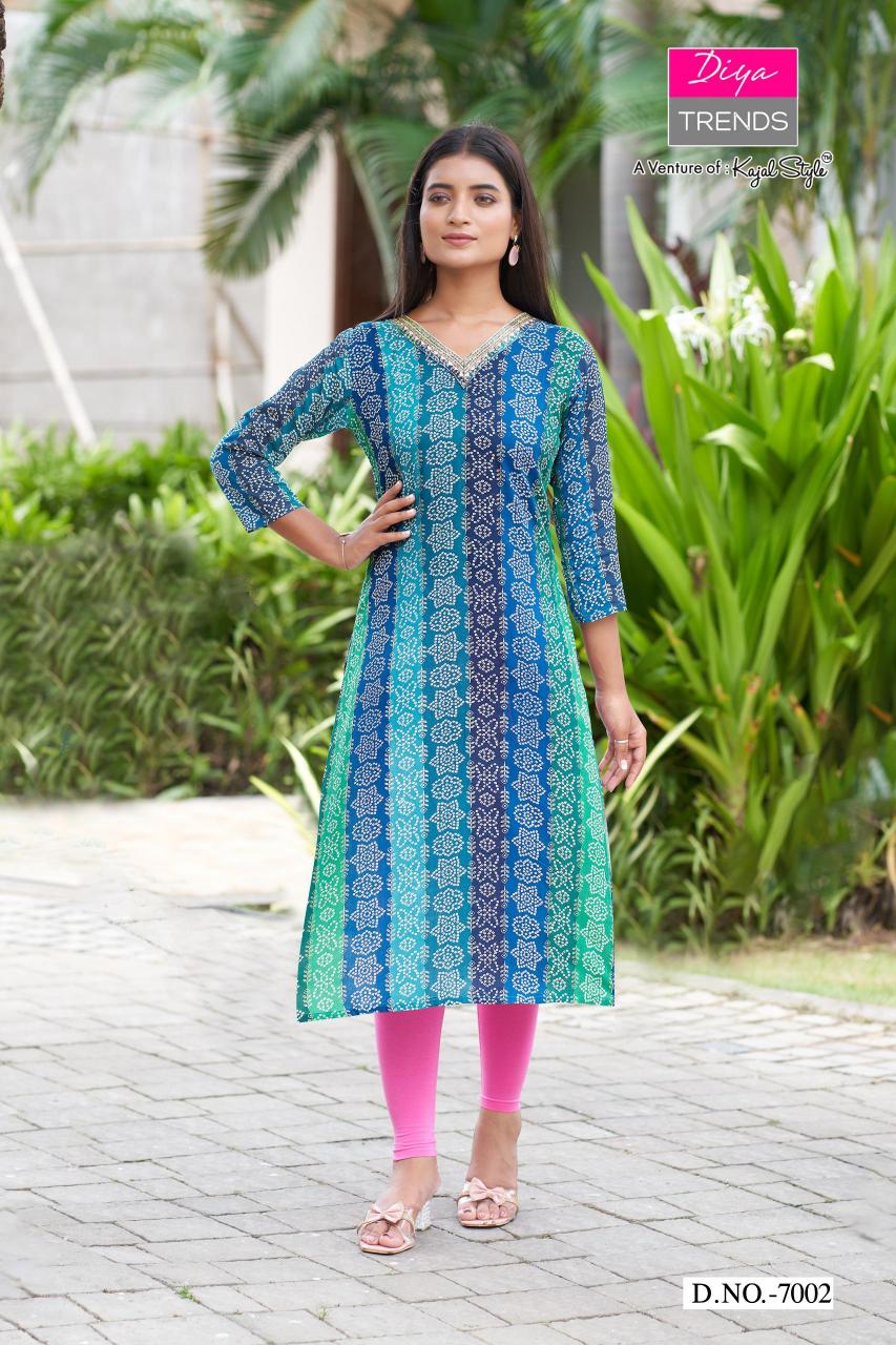 Diya Gardencity Vol-8 catalog branded kurtis wholesale in hyderabad