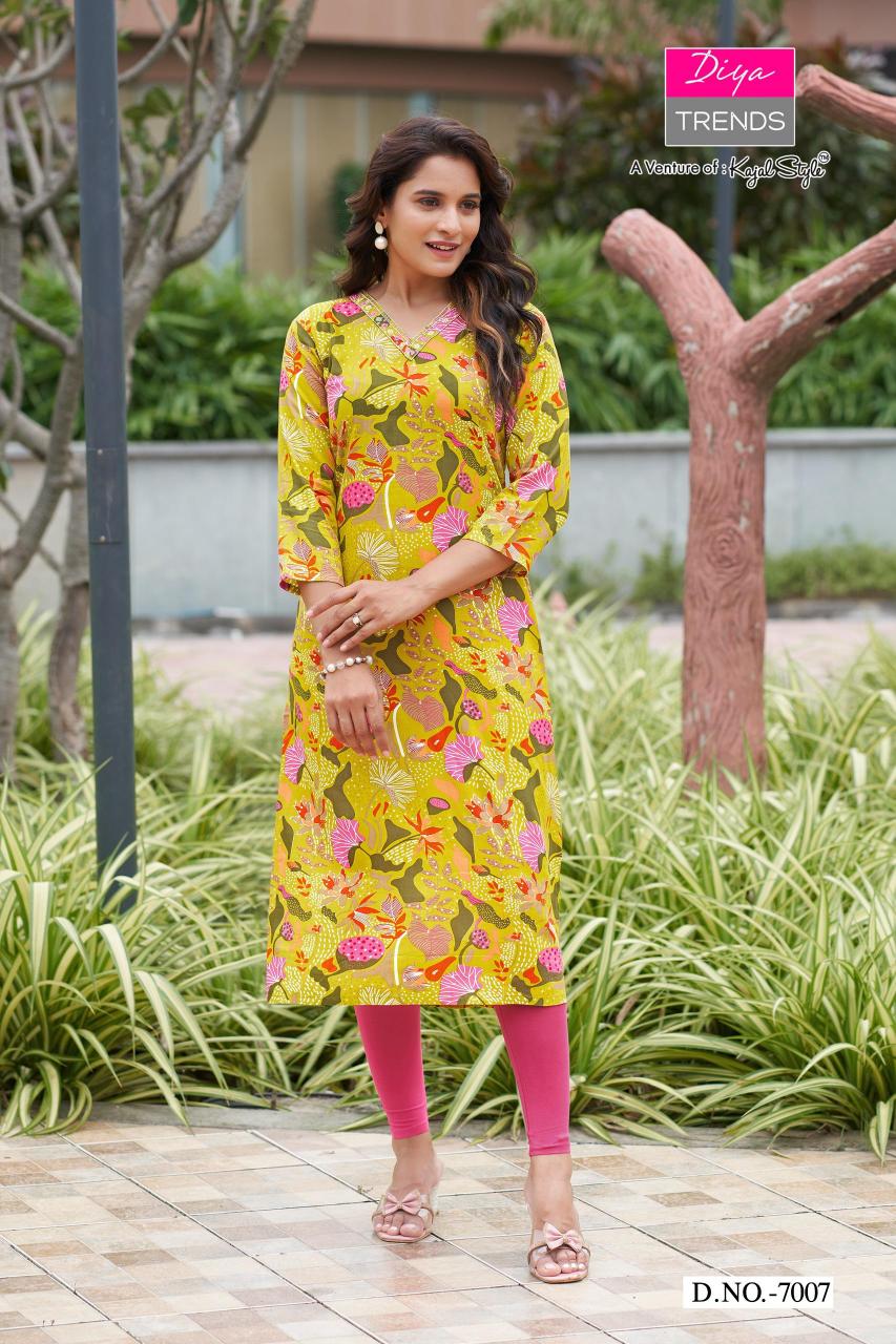 Diya Gardencity Vol-8 catalog branded kurtis wholesale in hyderabad