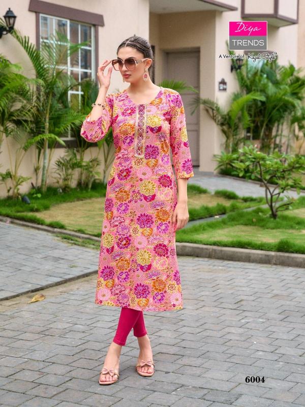 Diya Gardencity Vol-8 catalog branded kurtis wholesale in hyderabad