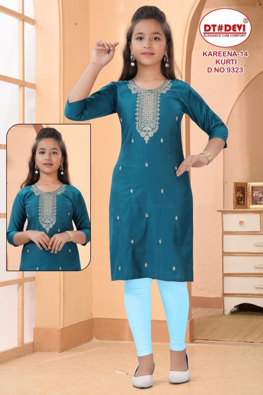 Dt Devi Kareena vol 14 9323 catalog branded kids wear wholesale