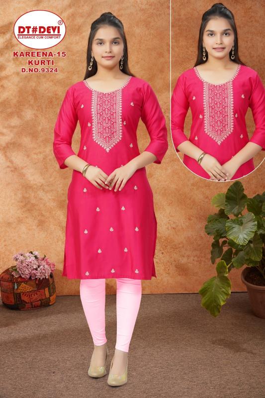 Dt Devi Kareena vol 15 9324 catalog branded kids wear wholesale in india