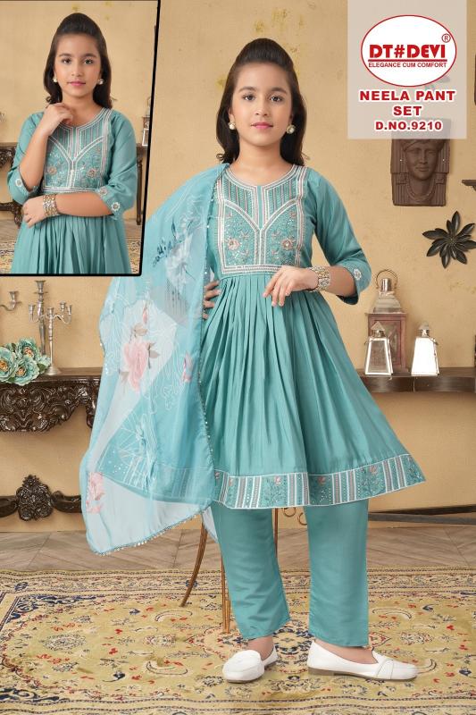 Dt Devi Neela 9210 catalog wholesale shop for kids wear