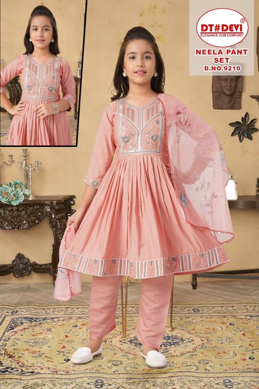 Dt Devi Neela 9210 catalog wholesale shop for kids wear