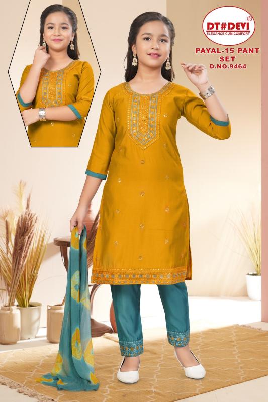 Dt Devi Payal vol 15 9464 Catalog kids wear wholesaler in indore