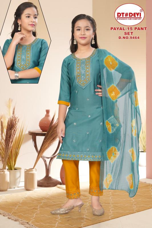 Dt Devi Payal vol 15 9464 Catalog kids wear wholesaler in indore