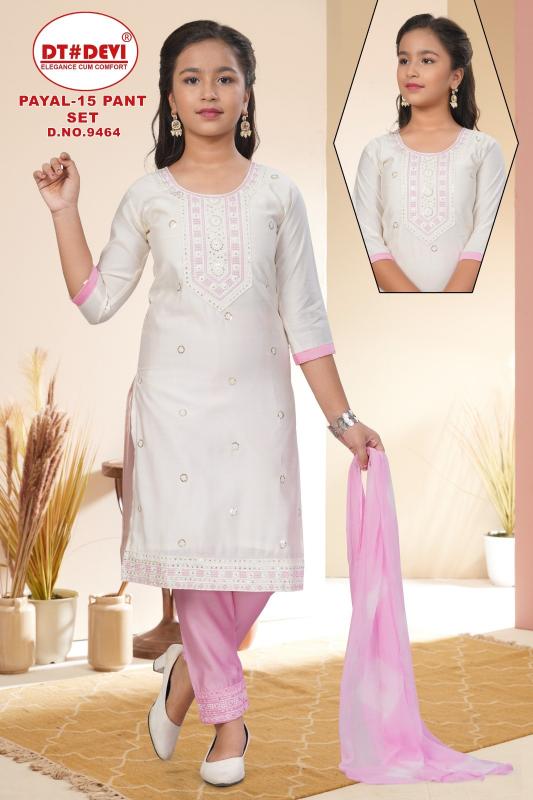 Dt Devi Payal vol 15 9464 Catalog kids wear wholesaler in indore