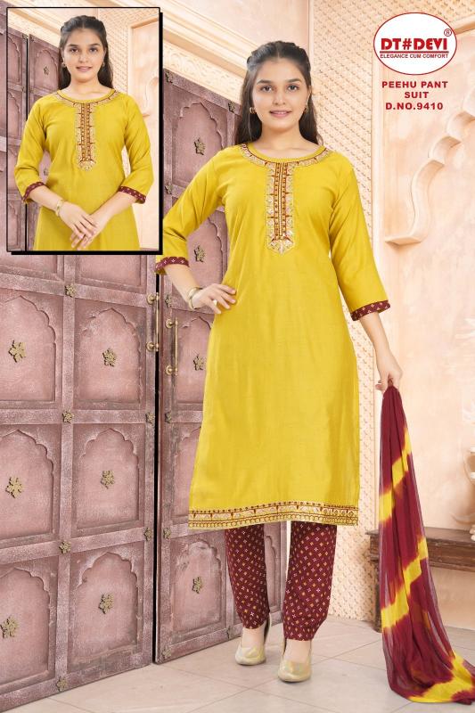 Dt Devi Peehu 9410 catalog kids wear wholesale market in delhi