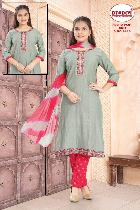 Dt Devi Peehu 9410 catalog kids wear wholesale market in delhi