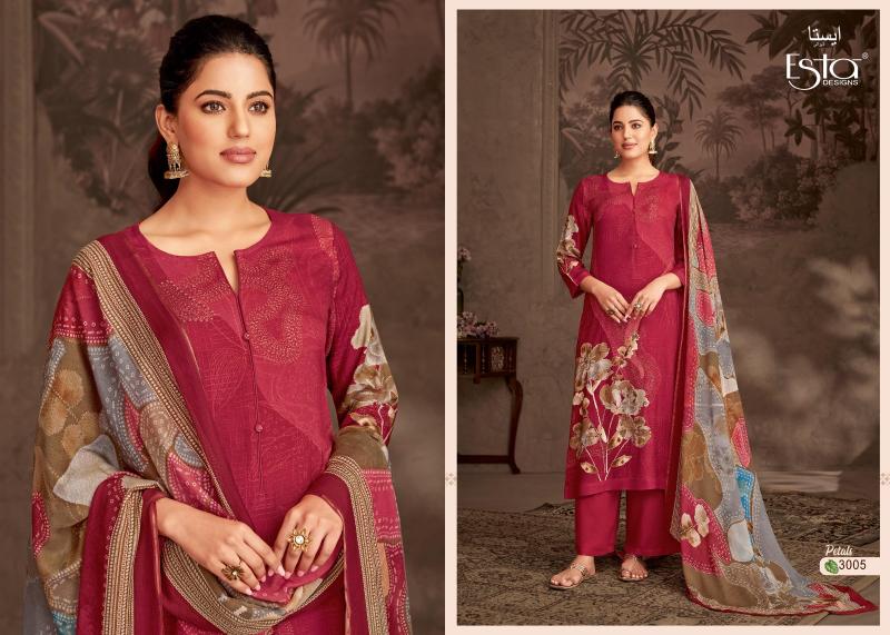 Esta Petals Catalog wholesale ladies suits manufacturers in surat