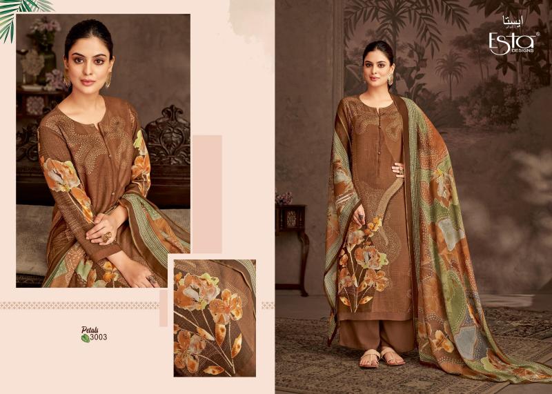 Esta Petals Catalog wholesale ladies suits manufacturers in surat