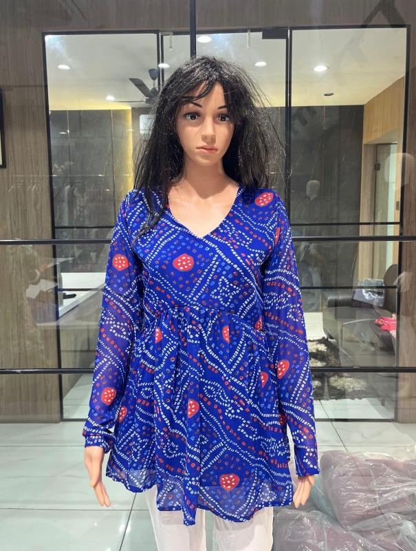 Felocity Bandhej Top catalog wholesale kurtis for women