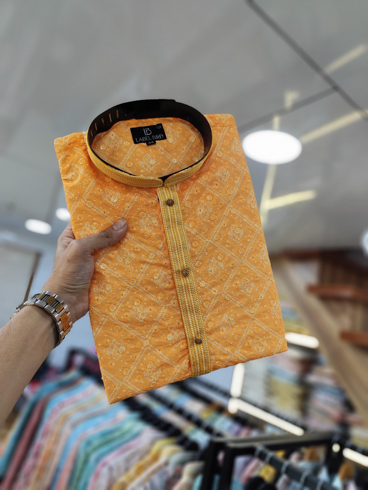 Felocity Marco catalog party wear mens kurti wholesaler