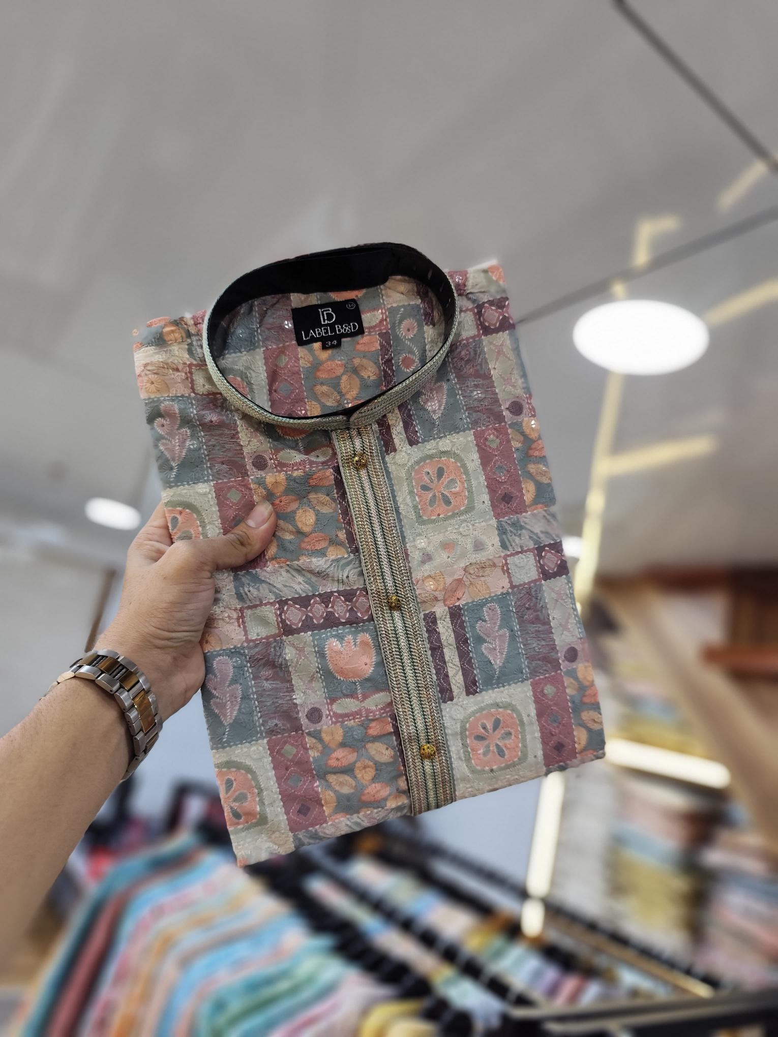 Felocity Marco catalog party wear mens kurti wholesaler