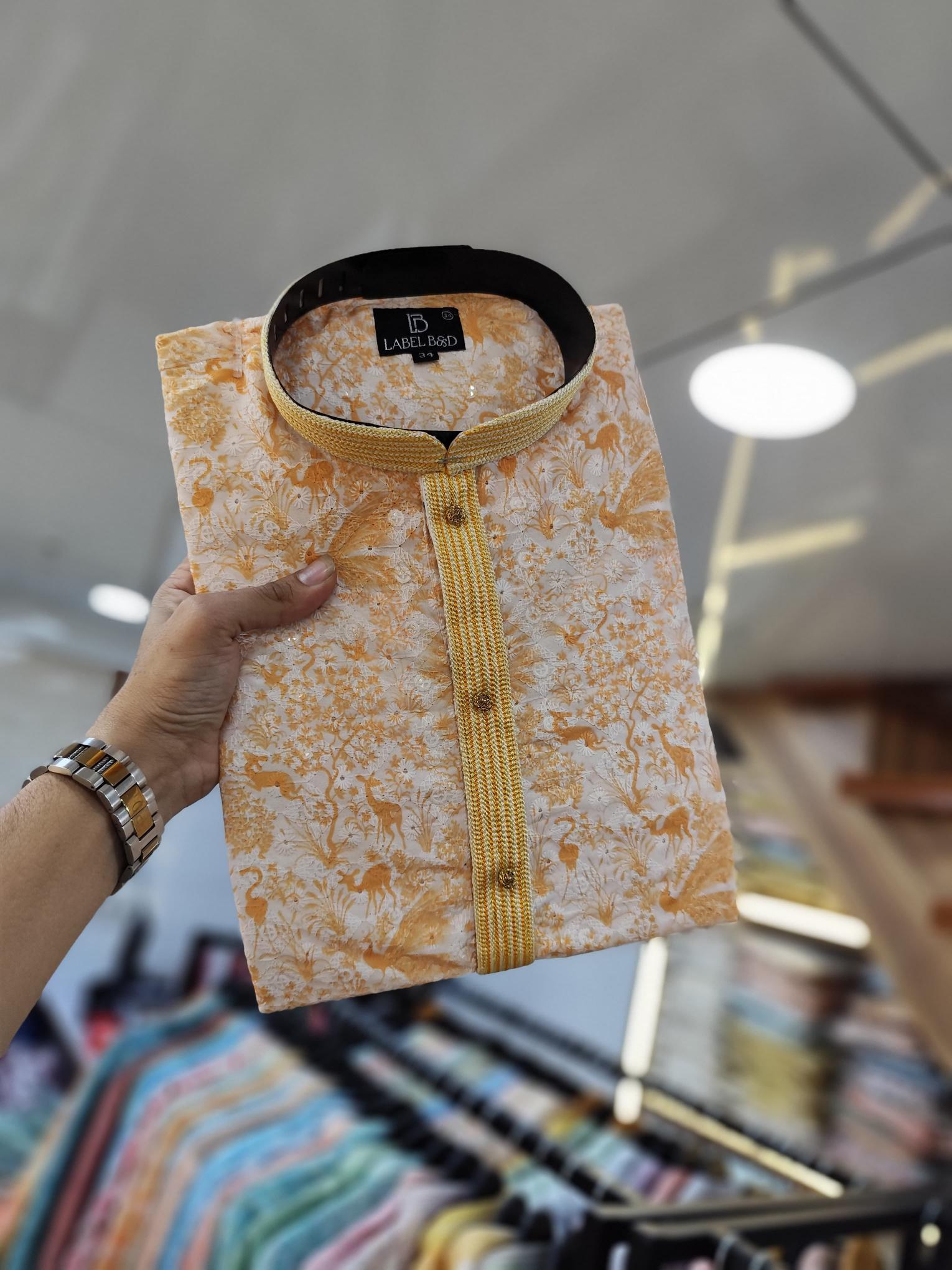 Felocity Marco catalog party wear mens kurti wholesaler