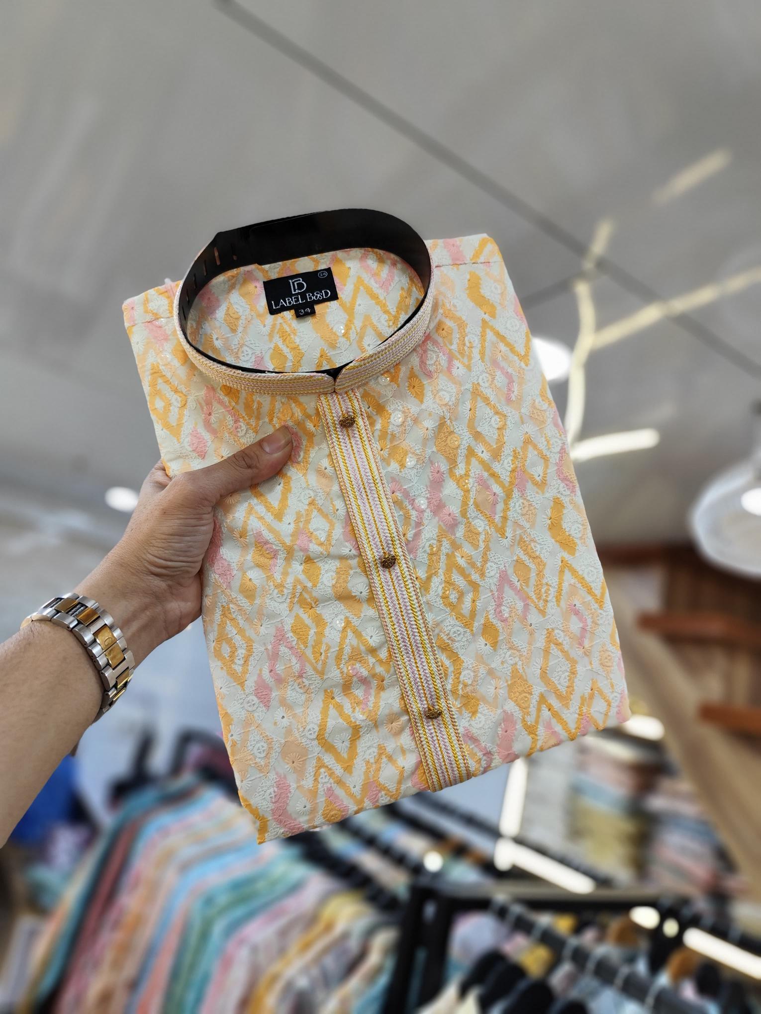 Felocity Marco catalog party wear mens kurti wholesaler