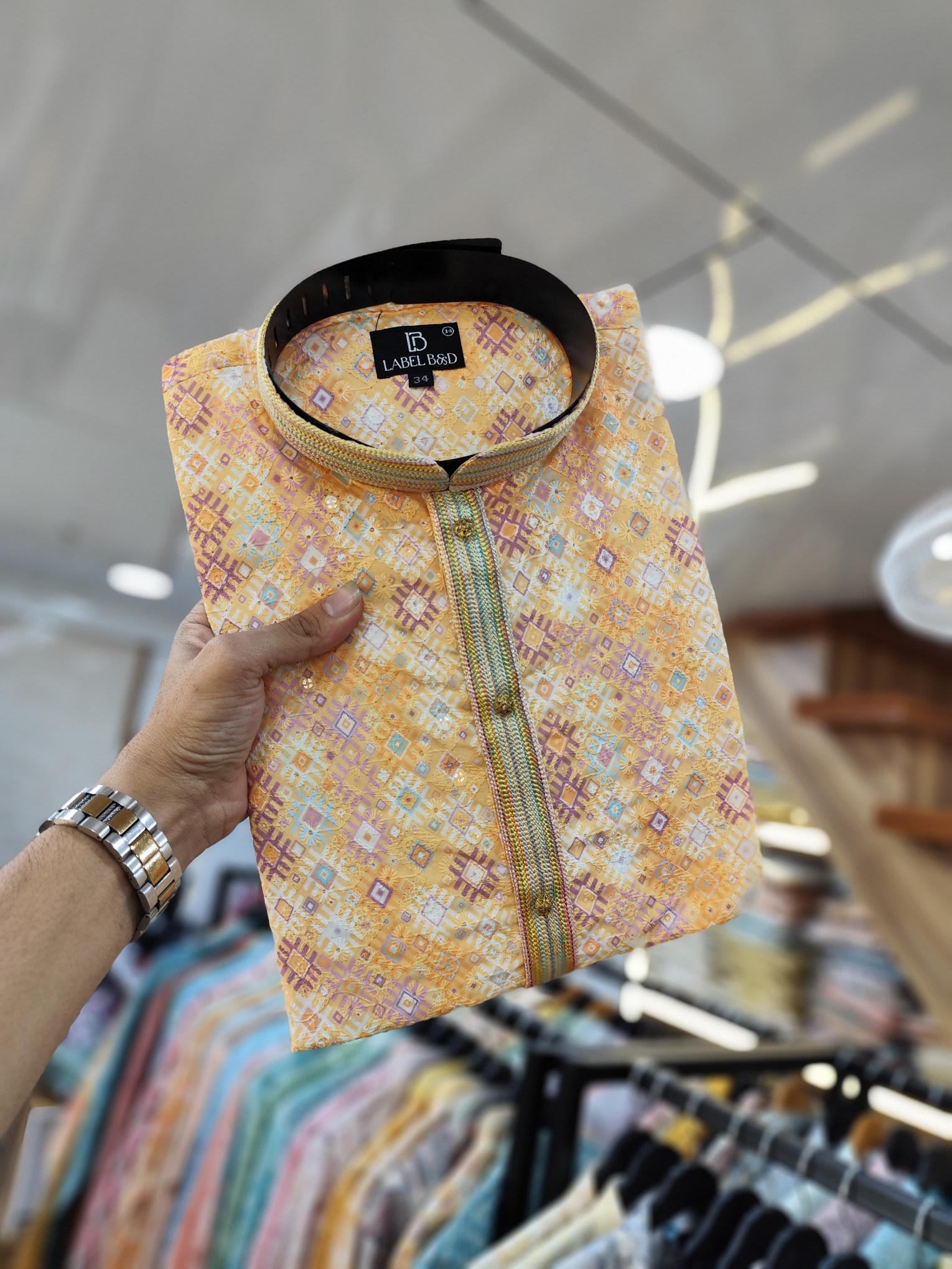 Felocity Marco catalog party wear mens kurti wholesaler