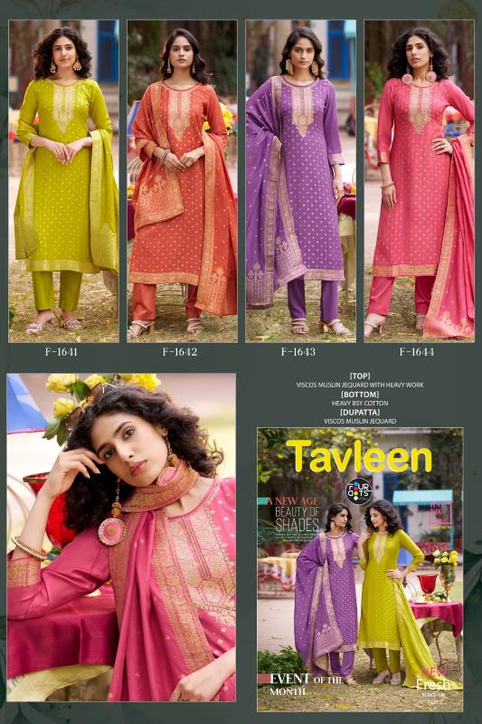 Four Dots Tavleen catalog dress material cheap wholesale